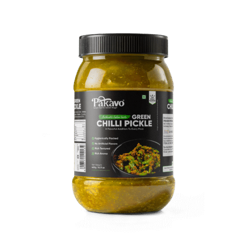 Green Chilli Pickle | Hari Mirch Ka Achaar – Spicy & Flavorful - 400g