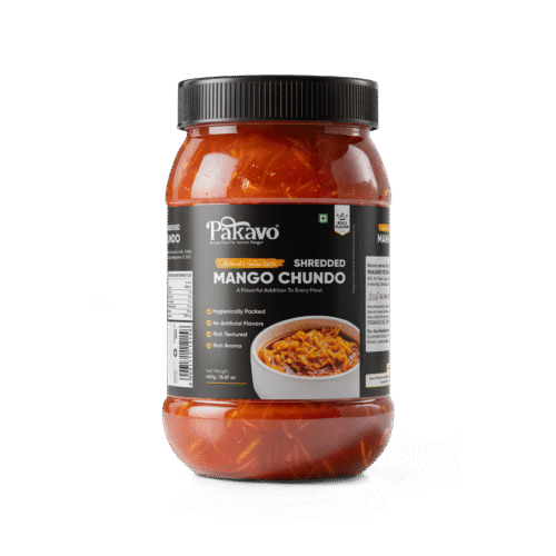 Shredded Mango Pickle | Sweet and Spicy Gujarati Chhundo - 450g