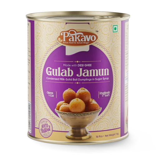 Gulab Jamun Made with Desi Ghee | Traditional Indian Sweet | Open & Eat – 1 kg
