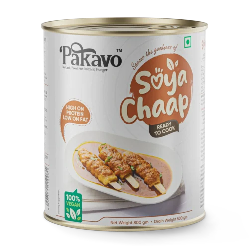 Soya Chaap (Veg) - 800g | Ready to Cook | No Added Preservatives or Artificial Colors
