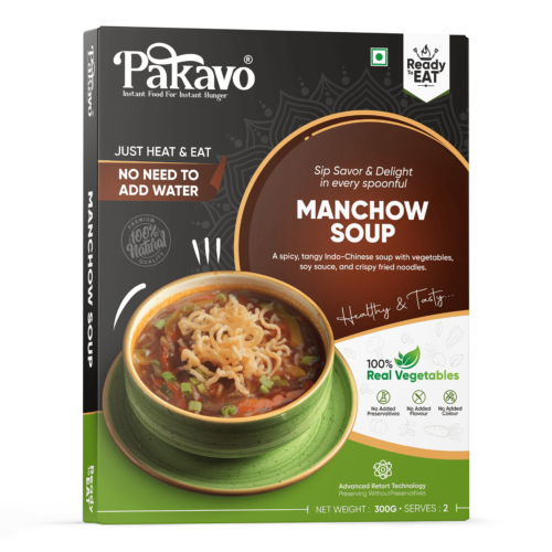Manchow Soup | Ready-to-Eat | No Need to Add Water | No Added Color, Flavor, or Preservatives – 300g (Serves 2)