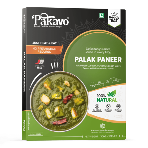 Palak Paneer | Ready-to-Eat with No Added Preservatives & Colors – 300g