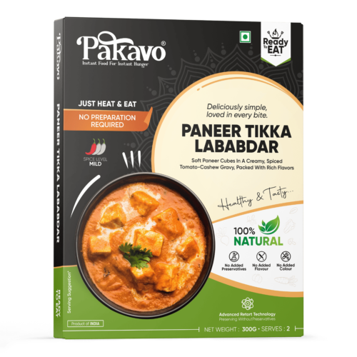 Paneer Tikka Lababdar | Ready-to-Eat with No Added Preservatives & Colors – 300g