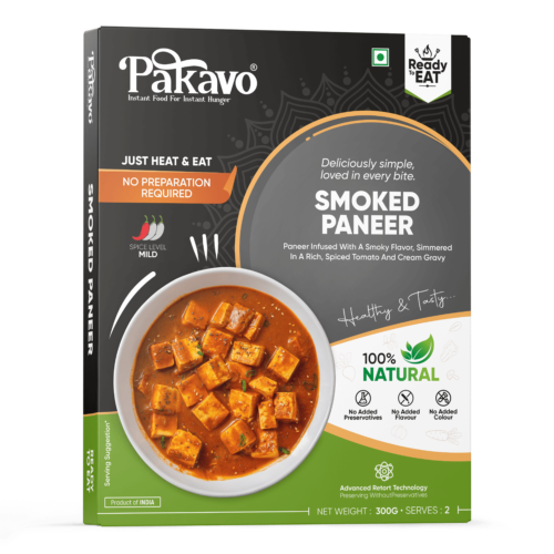 Smoked Paneer | Ready-to-Eat with No Added Preservatives & Colors – 300g