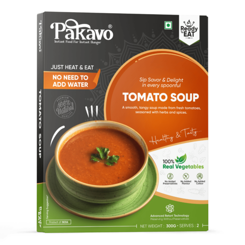 Tomato Soup | Ready-to-Eat | No Need to Add Water | No Added Color, Flavor, or Preservatives – 300g (Serves 2)