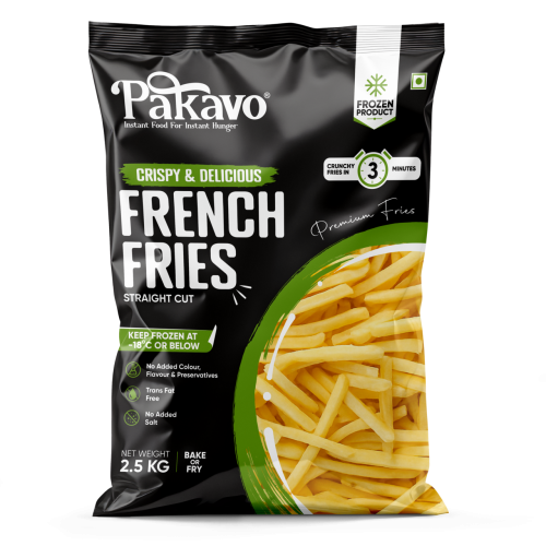 French Fries Crispy & Delicious (Frozen) – 2.5 Kg Pack (Delivering in Ahmedabad, Gujarat Only)